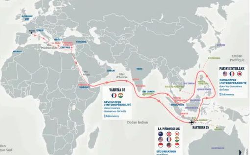 Французская авианосная ударная группа вернулась после миссии в Тихом океане