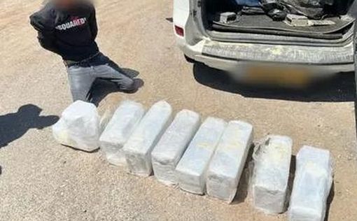 На границе с Иорданией изъяты 120 кг гашиша, задержаны 4 подозреваемых