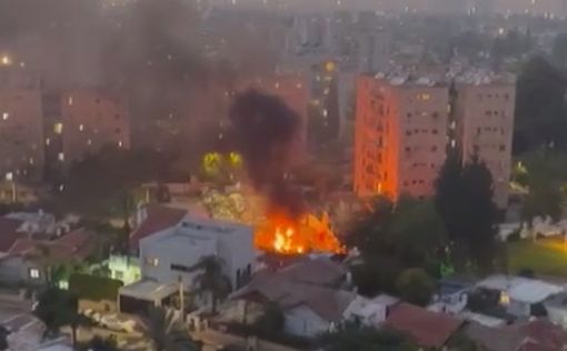 Попадания в Холоне и Кирьят-Оно